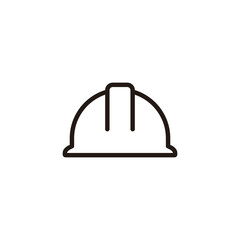Helmet icon logo design. Motorcycle helmet sign and symbol. Construction helmet icon. Safety helmet