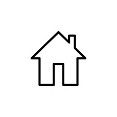 House icon logo design. Home sign and symbol