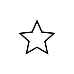 Obraz premium Star icon logo design. rating sign and symbol. favourite star icon