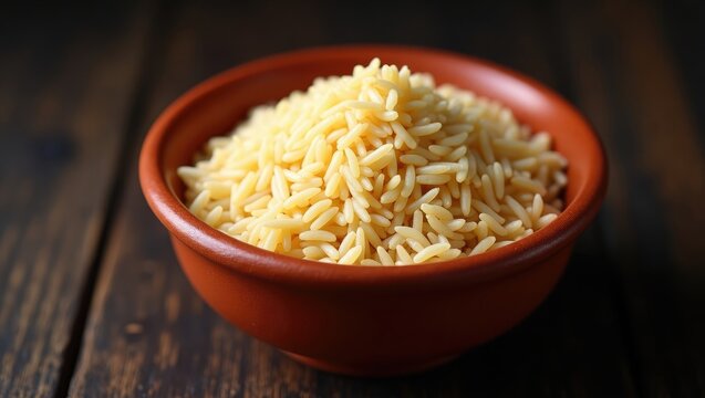 Raw Cereal Food Also Known as Placed on Wooden Background