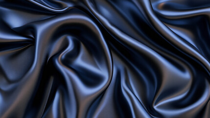 Fototapeta premium dark blue silk texture background 