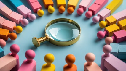 the procedure of talent acquisition, where organizations aim to discover the top candidates from a diverse pool of applicants.