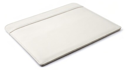 White Laptop Sleeve on White Background