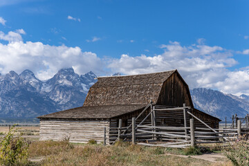 John Moulton Homestead / Mormon Row, Grand Teton National Park, Teton County, Wyoming
