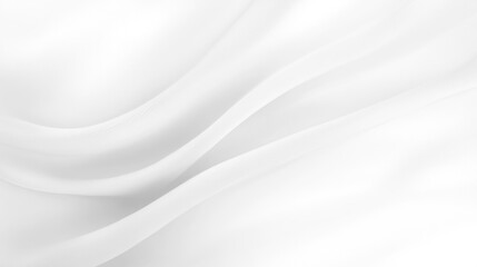 Obraz premium White Silk Fabric Soft Draped Waves Elegant Texture Background