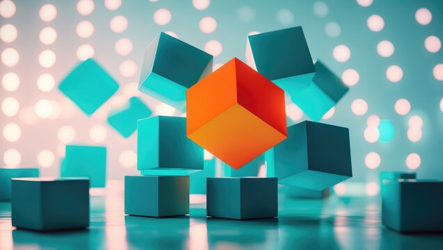 Integrating the technology. Mixed media visual elements.