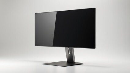 pc monitor pathway isolated on white