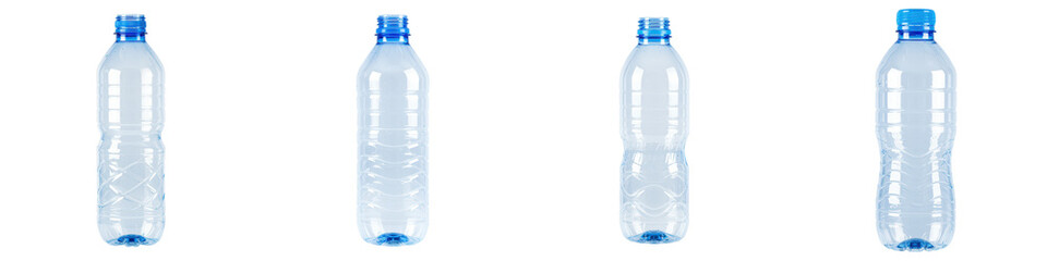 Fototapeta premium Set of Empty Plastic Water Bottle