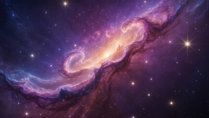 Fototapeta premium Stunning Galaxy - Components of this Image Provided by