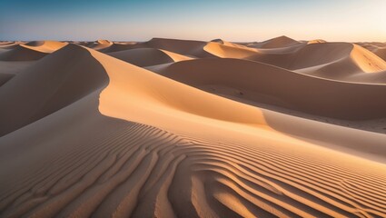 Stunning sand dunes at sunset - Portrait capture 6