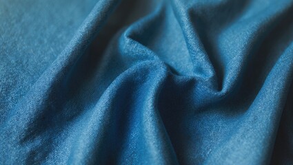 Fototapeta premium Texture of a blue washed stone fabric