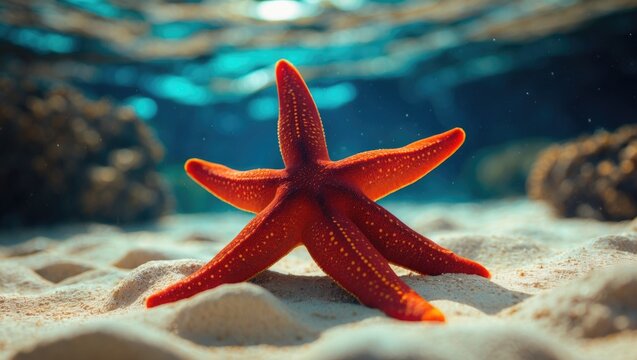 Panamic cushion star, Cortez starfish or knobby star (Pentaceraster cumingi)