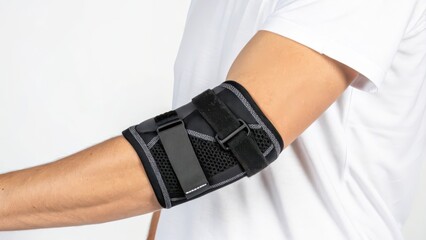 Elbow Support Brace on White Background