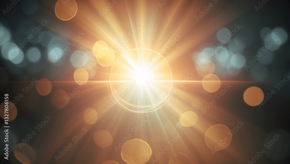 Poster sun light overlay. overlay of sun rays. isolated sunlight rays on a background for design purposes. 