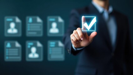 Selection of personnel based on resumes or exceptional performance from applications, hiring personnel with teamwork experience.