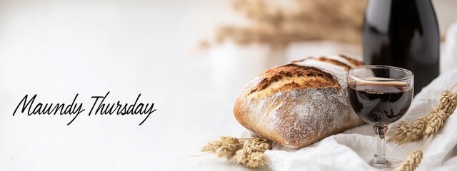 Maundy Thursday: sacred commemoration, holy rite, washing of feet, church service, Christian observance, Last Supper remembrance, spiritual occasion, prayer meeting, religious importance.