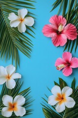  tropical flower background