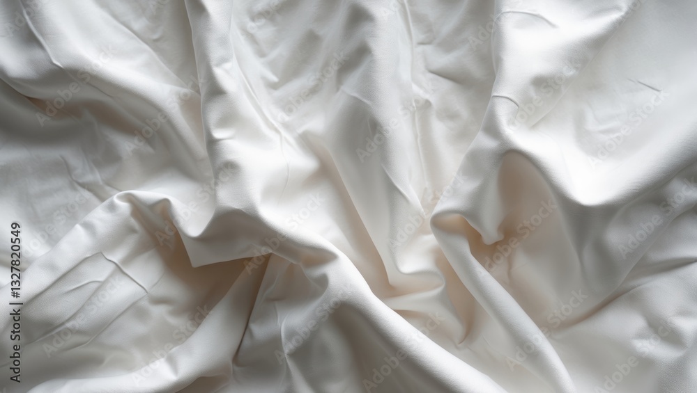 Aufkleber high-resolution image of wrinkled canvas
