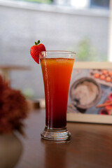 glass of orange juice