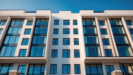 Exterior perspective of multifamily residential structure