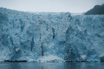 Kenai Fjords National Park cruise glacier view in Seward Anchorage Alaska, Holgate Glacier