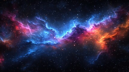 Fototapeta premium Cosmic Nebulae in Deep Space (3)