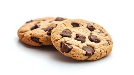 Cookies isolated on white background