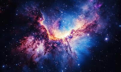 Obraz premium Black Hole in Space