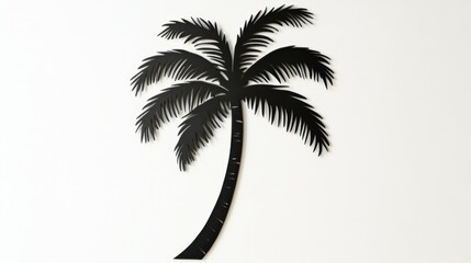 Obraz premium Tropical palm tree, cut out