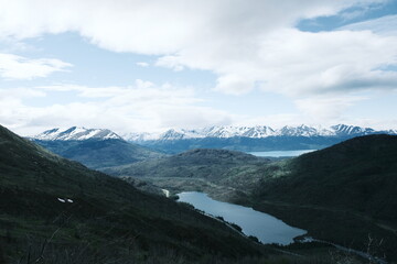 Mountain range in Kenai Fjords National Park