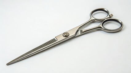 Hairdressing Scissors on White Background