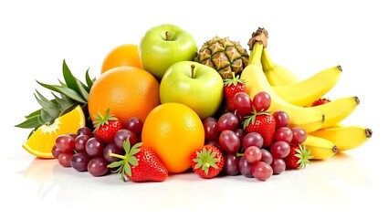 fruits and vegetables on background, food png background
