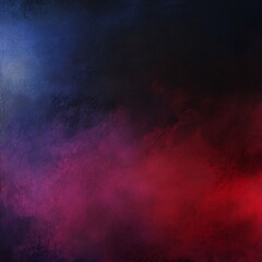 Vibrant red blue purple abstract art with textured gradient background