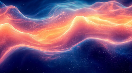 Colorful abstract glitch effect with distorted lines creating a mesmerizing and vibrant texture