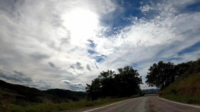 Italy Driving 1136 Timelapse Predappio