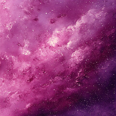 Fototapeta premium Cosmic exploration of purple nebulae in deep space stunning visuals celestial environment wide-angle view