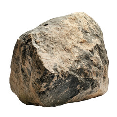 Obraz premium a large rough-textured rock with a mix of light and dark colors showcasing natural geological features it could serve as a decorative piece or for landscaping purposes