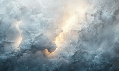 Obraz premium Luxurious white marble texture with subtle gray veins, softly illuminated by diffused light creating a clean and elegant surface