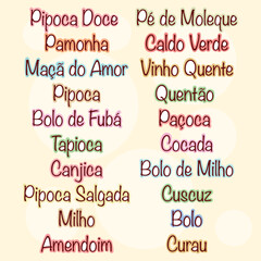 words for June party in Portuguese