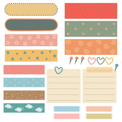 stickers and notepads for planners