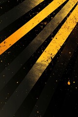 Abstract Black and Gold Diagonal Stripes Background