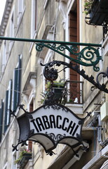 Old fashioned style Tobacconist banner