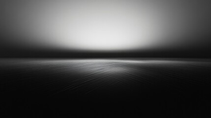 Monochrome Landscape with Subtle Textured Horizon