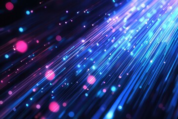 fiber optics background with lots of lights