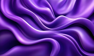 Obraz premium Flowing purple silk fabric background for luxury design