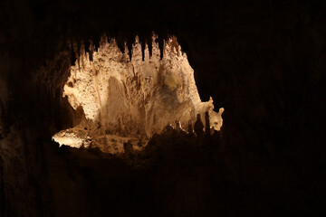 Rock formations in Carlsbad Caverns National Park, New Mexico