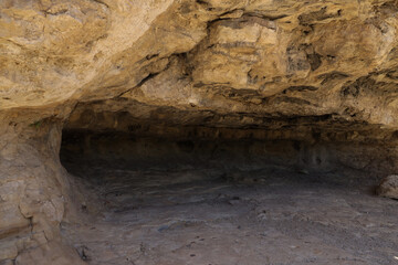 Walnut Canyon, ancient rock shelter at Carlsbad Caverns National Park, New Mexico