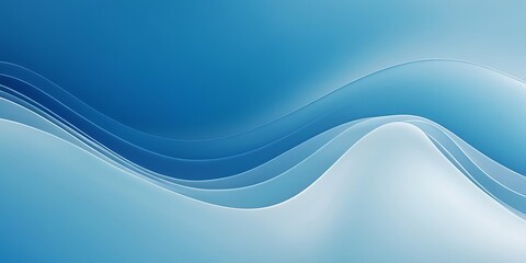 Abstract minimalist wavy background in cool blue tones. Soft, muted tones of cerulean blue and icy silver, layered translucently to create a minimalist abstract background,curve, shiny, abstract,786