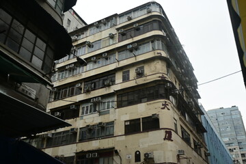 Obraz premium Hong Kong Urban Architecture Monster Building