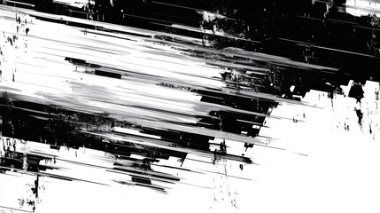 Fototapeta premium Abstract Black And White Brush Stroke Texture Background